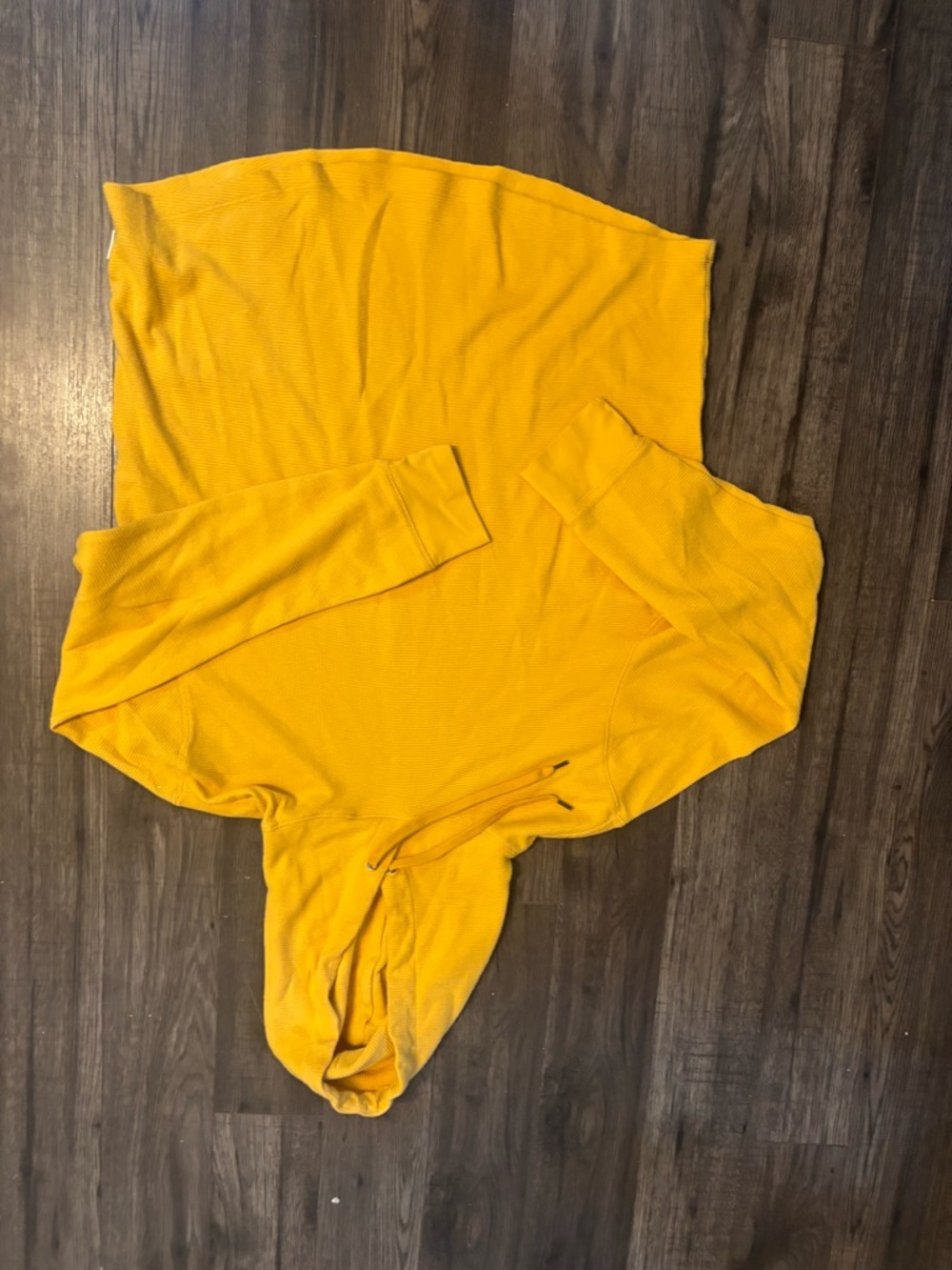 American Eagle Outfitters Bright Yellow Hooded Pullover